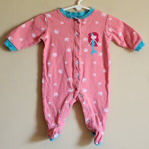 Pekkle Baby Girl Little Mermaid OutFit  Size 3Months